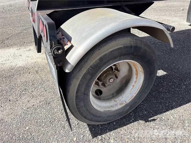 K&H Mfg Spread Axle Pup Transfer Trailer Reboques basculantes
