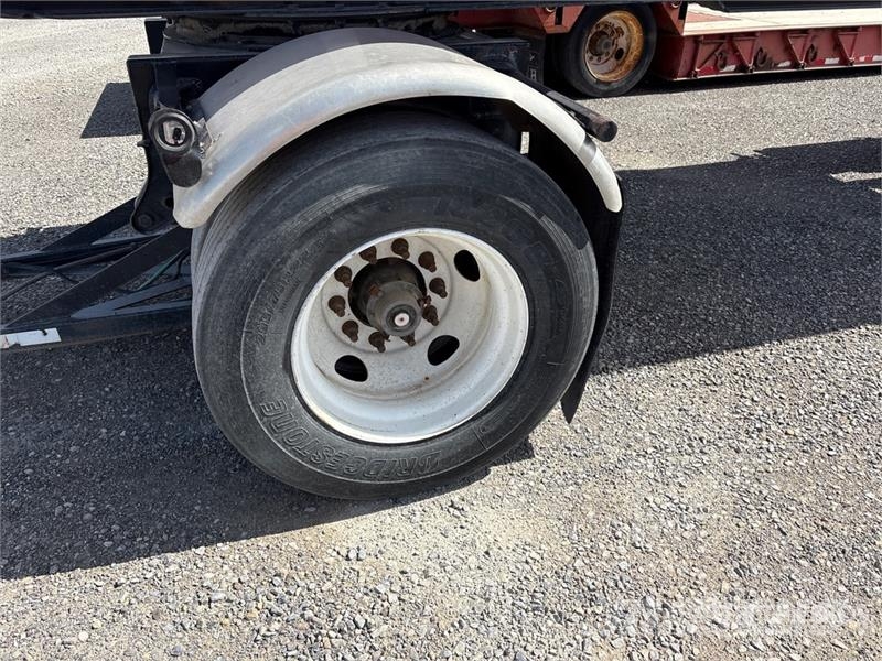 K&H Mfg Spread Axle Pup Transfer Trailer Reboques basculantes