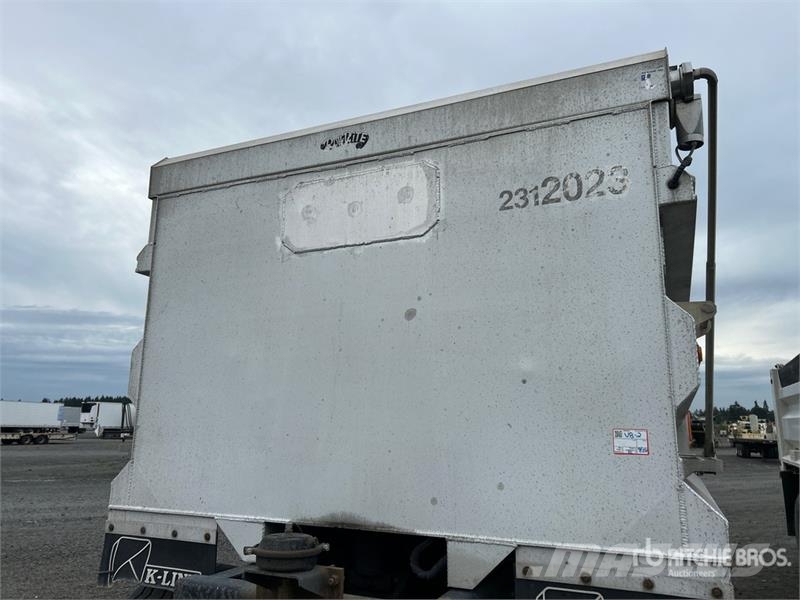 K-Line 15 ft 6 in Tri/A Turntable Pup Dump Trailer Kiperi prikolice