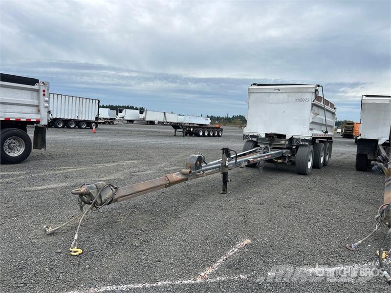K-Line 15 ft 6 in Tri/A Turntable Pup Dump Trailer Kiperi prikolice