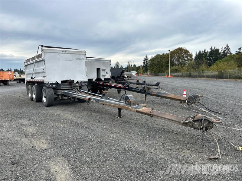 K-Line 15 ft 6 in Tri/A Turntable Pup Dump Trailer Kiperi prikolice