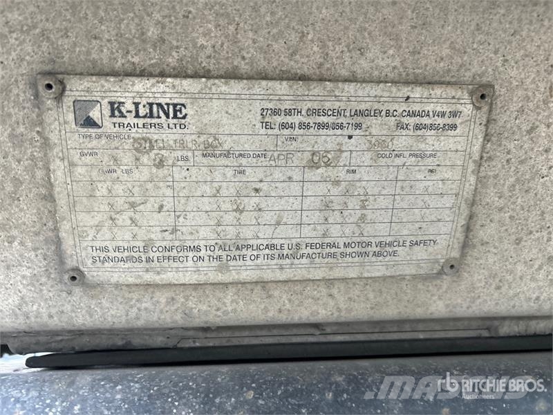 K-Line 15 ft 6 in Tri/A Turntable Pup Dump Trailer Kiperi prikolice