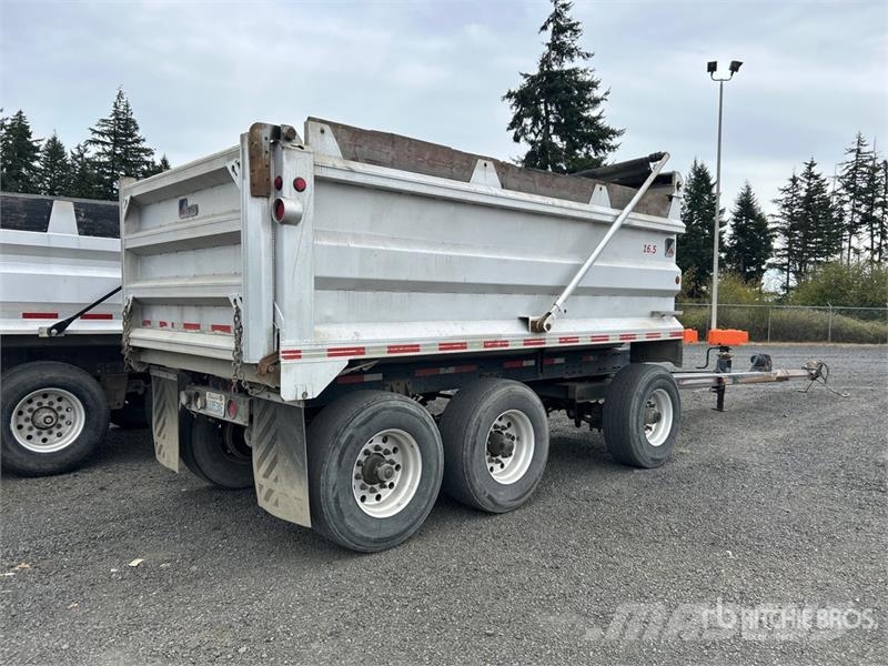 K-Line 15 ft 6 in Tri/A Turntable Pup Dump Trailer Kiperi prikolice