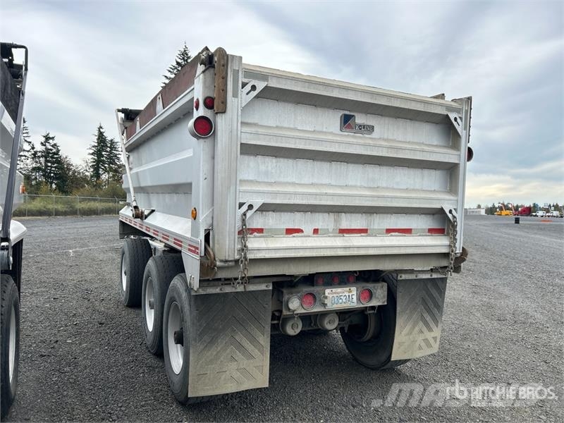 K-Line 15 ft 6 in Tri/A Turntable Pup Dump Trailer Kiperi prikolice