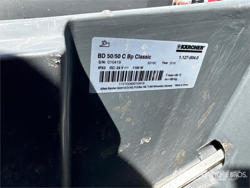 Kärcher of (4) Karcher BD50/50 Walk-Behind Electric Floor Autre remorque agricole