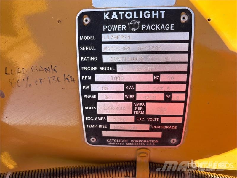 Katolight L179FRZ4 150 kW Skid-Mounted Generator Set Generadores diésel