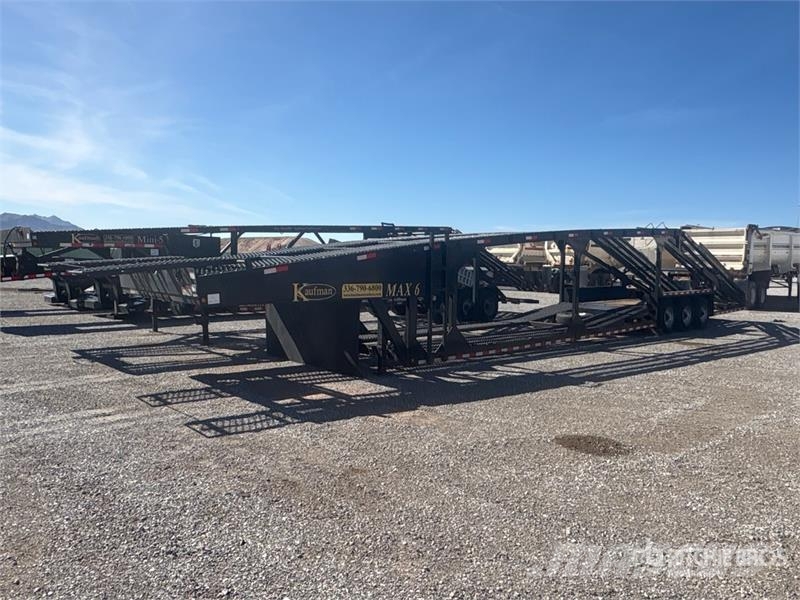 Kaufman Max 6 Tri/A 6 Car Open Car Carrier Trailer Autotransport-Auflieger
