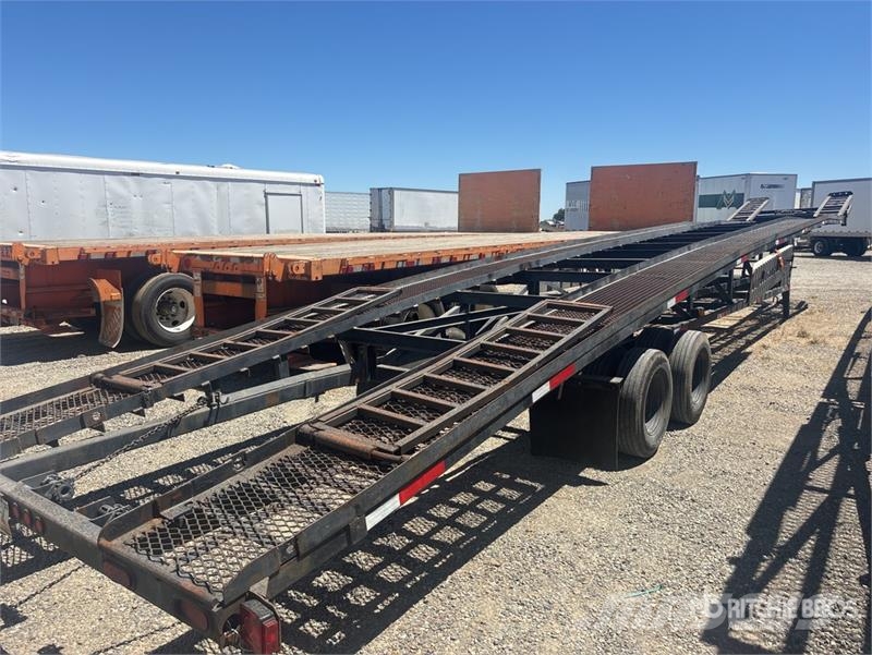 Kaufman T/A Open Car Carrier Trailer Semi remorque porte engin