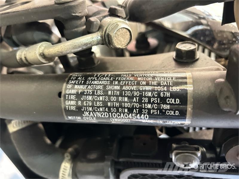 Kawasaki Vulcan 900 903 cid Cruiser Bike Kistehergépjárművek