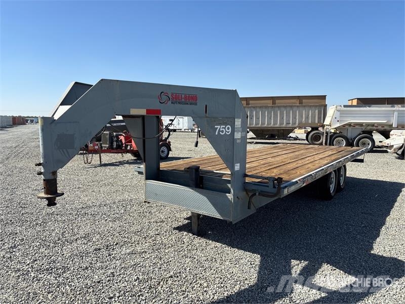 Kawklawlin 20 ft T/A Gooseneck Equipment Trailer Remolques para transporte de vehículos