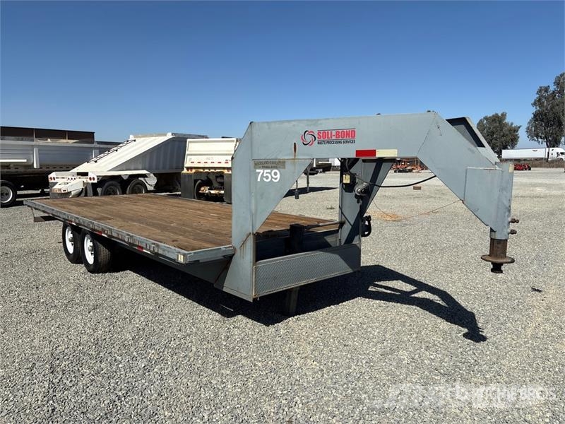 Kawklawlin 20 ft T/A Gooseneck Equipment Trailer Remolques para transporte de vehículos
