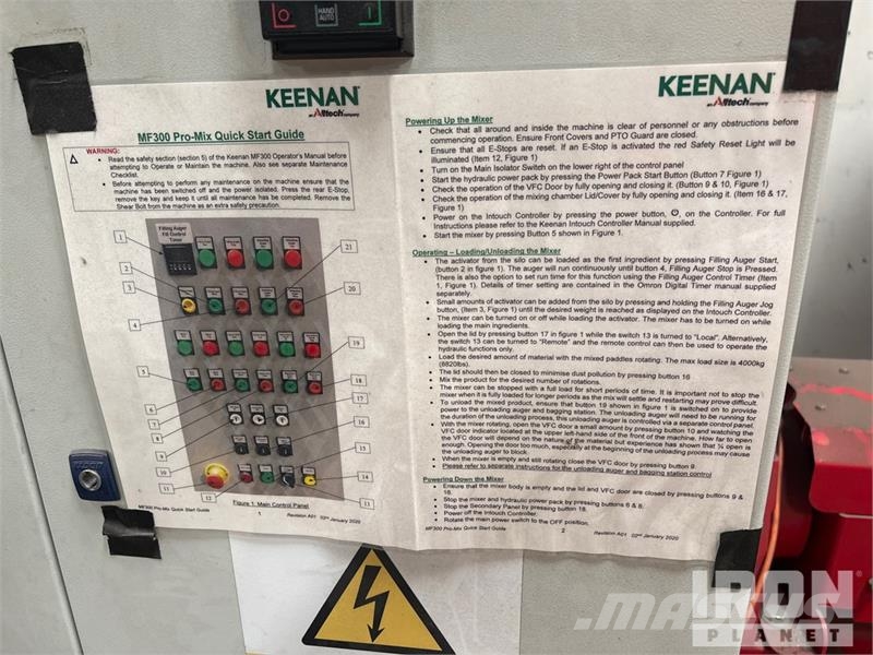 Keenan ProMix Horizontal Mixer Construction - Others