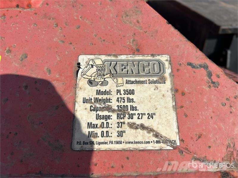 Kenco PL3500 Pipe Lifter 管道設備