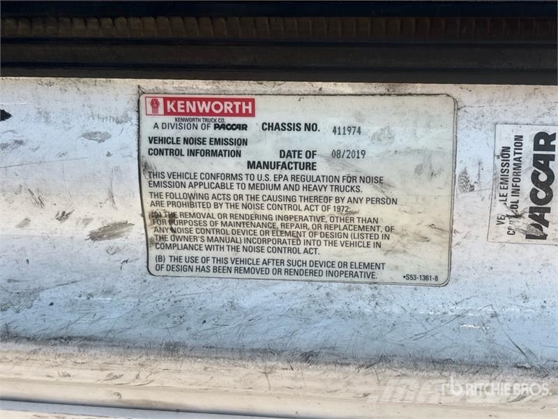 Kenworth T-680 6x4 T/A Day Cab Truck Tractor وحدات الجر