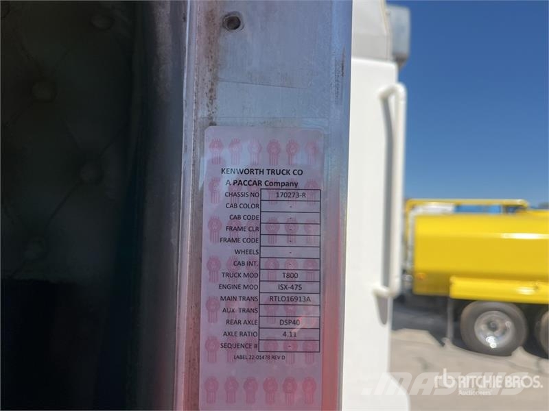 Kenworth T800 Sklápače