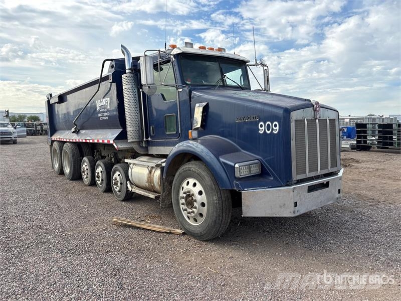 Kenworth T800 12x4 Simple 16 Five Axle Dump Truck Bañeras basculantes usadas