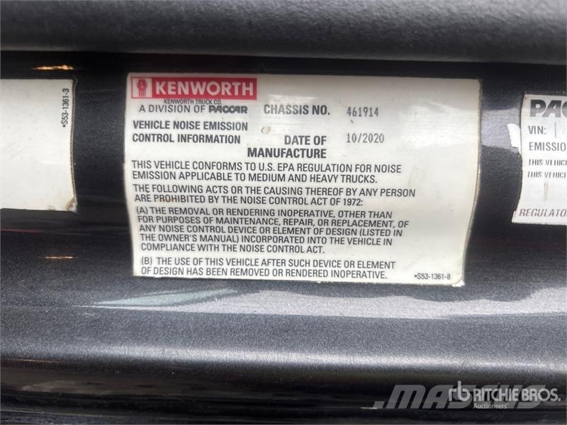 Kenworth T880 Kiper tovornjaki