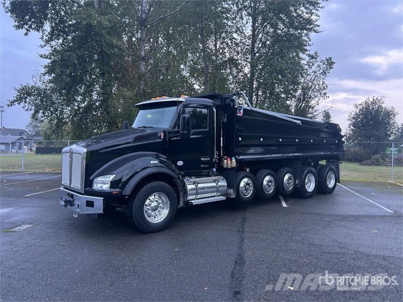 Kenworth T880 12x4 Simple 16 Five Axle Dump Truck Lastbiler med tip