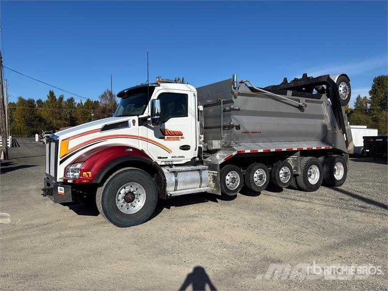 Kenworth T880 14x4 Super 18 Five Axle Dump Truck شاحنات قلابة