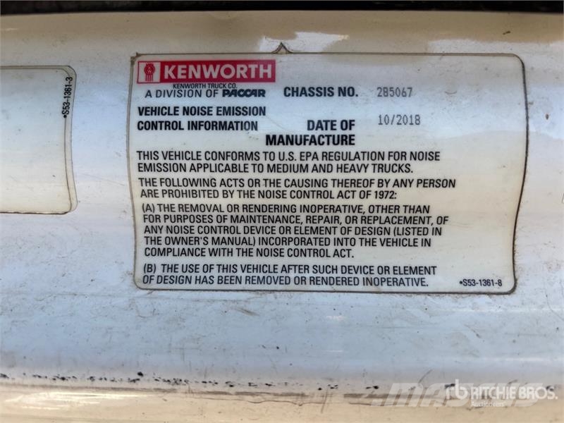 Kenworth T880 14x4 Super 18 Five Axle Dump Truck شاحنات قلابة