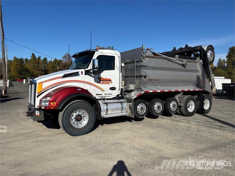 Kenworth T880 14x4 Super 18 Five Axle Dump Truck شاحنات قلابة