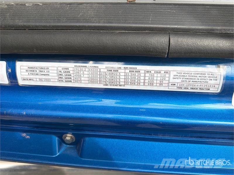 Kenworth W990 8x4 Tri/A Sleeper Truck Tractor Trekkers