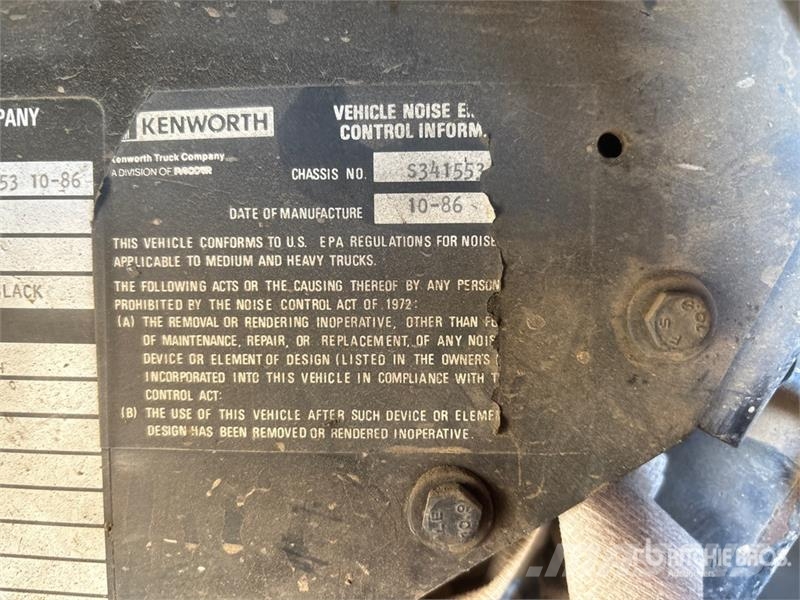 Kenworth WF900B 6x4 Water Truck Kamioni za vodu