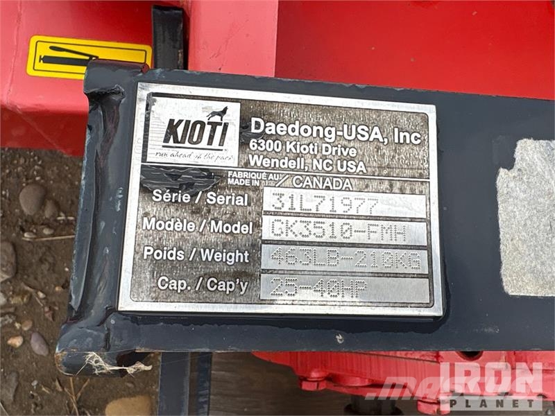 Kioti KS66-220FM 66 in Hydraulic Snow Blower Εκτοξευτές χιονιού