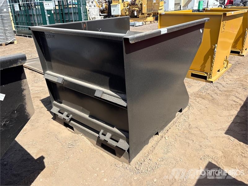  Kit Containers 2.0YFT-SST Skid Steer Dump Hopper ( Bins and hoppers