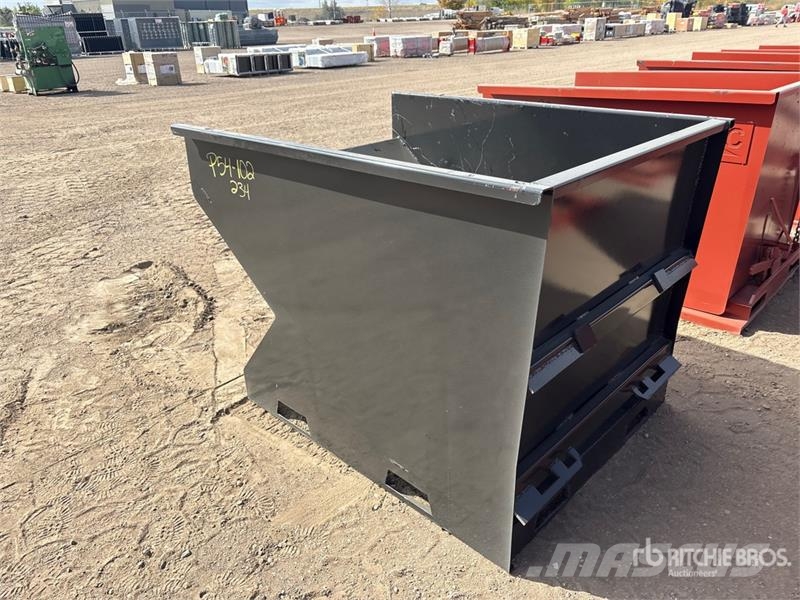  Kit Containers 2.0YFT-SST Skid Steer Dump Hopper ( الحاويات والقواديس