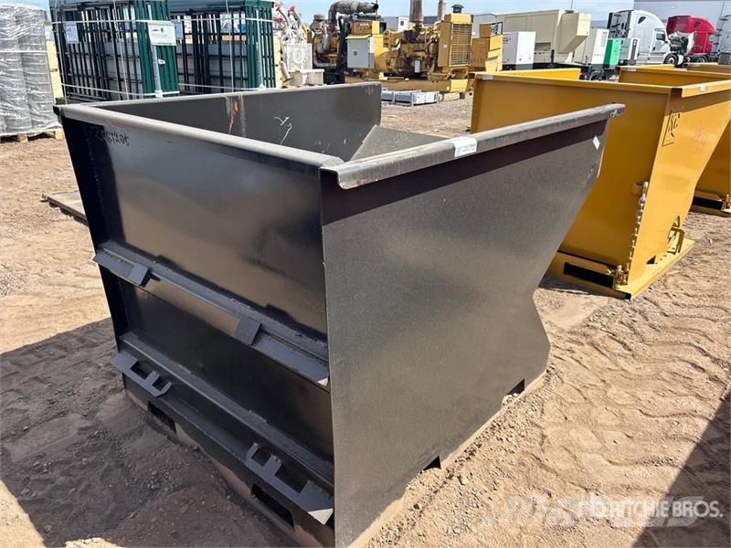 Kit Containers 2.0YFT-SST Skid Steer Dump Hopper ( Dėžės ir piltuvai