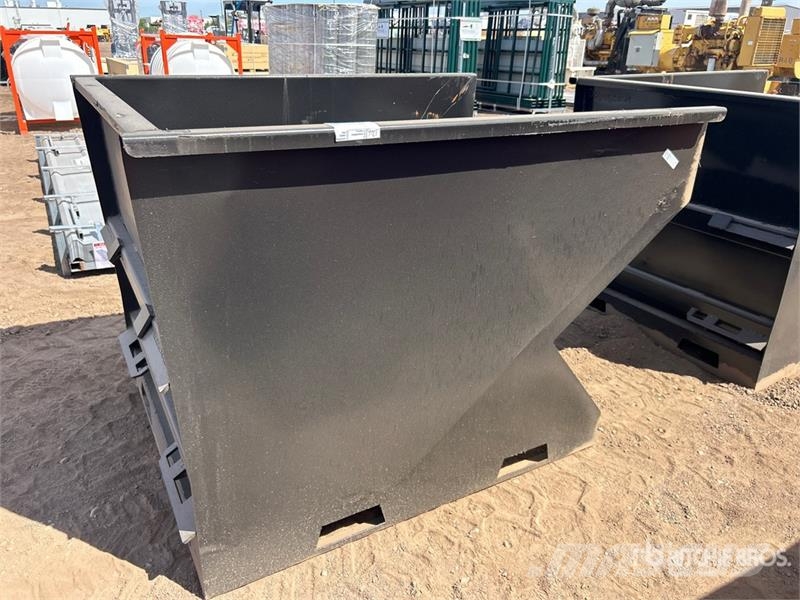 Kit Containers 2.0YFT-SST Skid Steer Dump Hopper ( Bins and hoppers