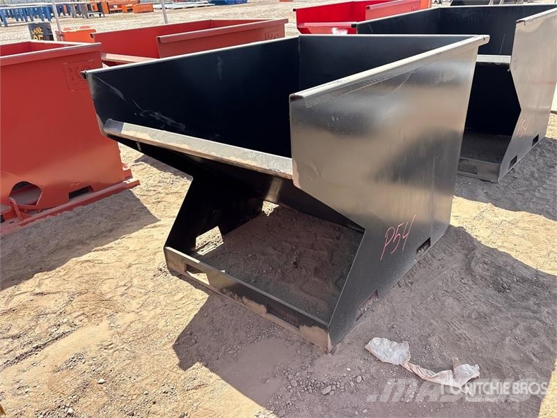  Kit Containers 2.0YFT-SST Skid Steer Dump Hopper ( Bins and hoppers