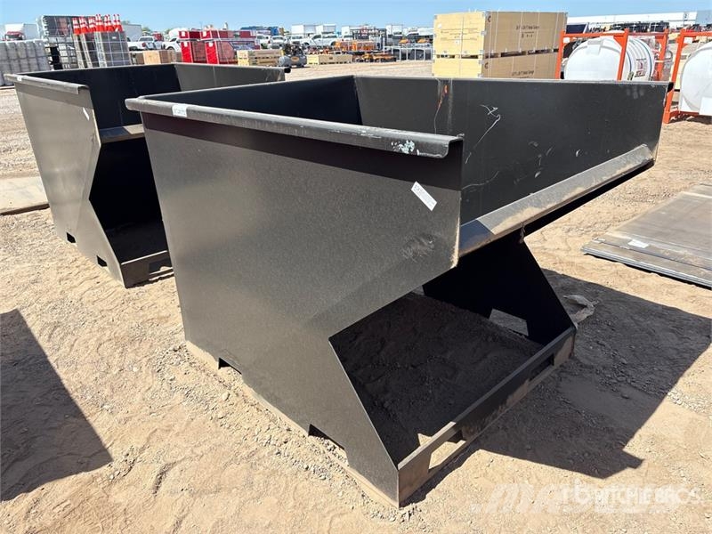  Kit Containers 2.0YFT-SST Skid Steer Dump Hopper ( Bins and hoppers
