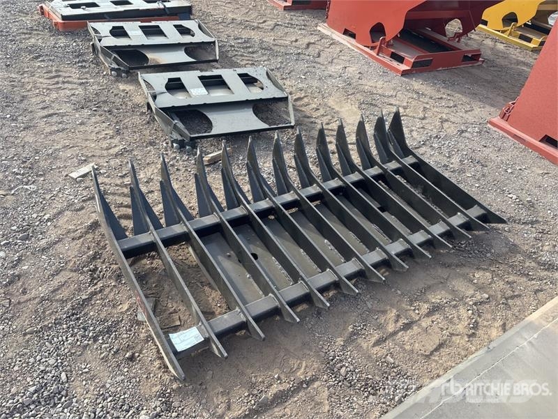 Kit Containers QT-RR-70 70 in Skid Steer Root Rake Vaalutid ja kaarutid