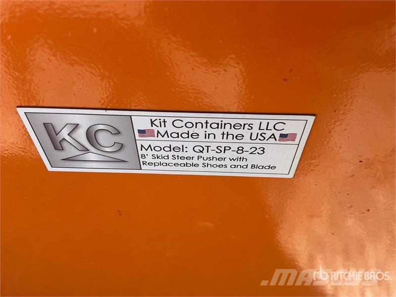 Kit Containers QT-SP-8-23-SB Skid Steer Snow Pushe Снігоочищувальні ножі та плуги