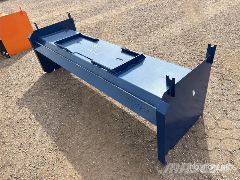  Kit Containers QT-SPE-8-23 Skid Steer Snow Pusher Hojas y cuñas quitanieves