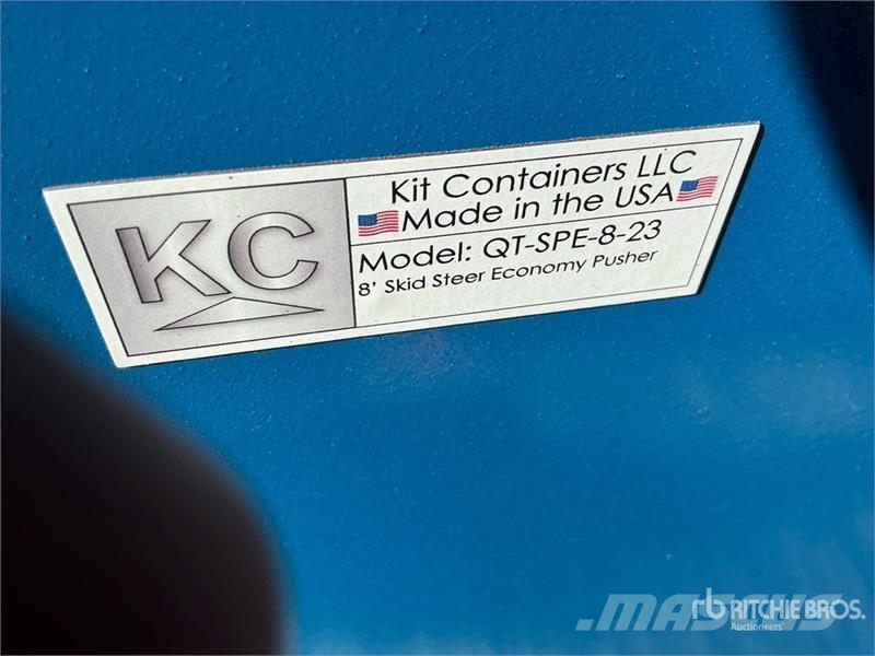  Kit Containers QT-SPE-8-23 Skid Steer Snow Pusher  Lumesahad
