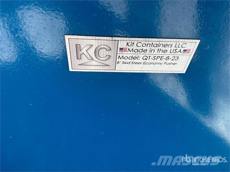 Kit Containers QT-SPE-8-23 Skid Steer Snow Pusher Снігоочищувальні ножі та плуги