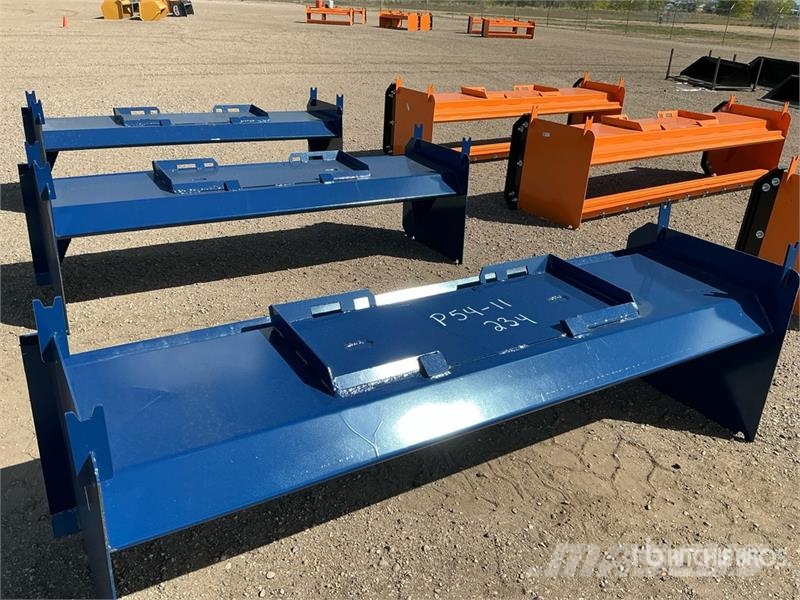  Kit Containers QT-SPE-8-23 Skid Steer Snow Pusher Hojas y cuñas quitanieves