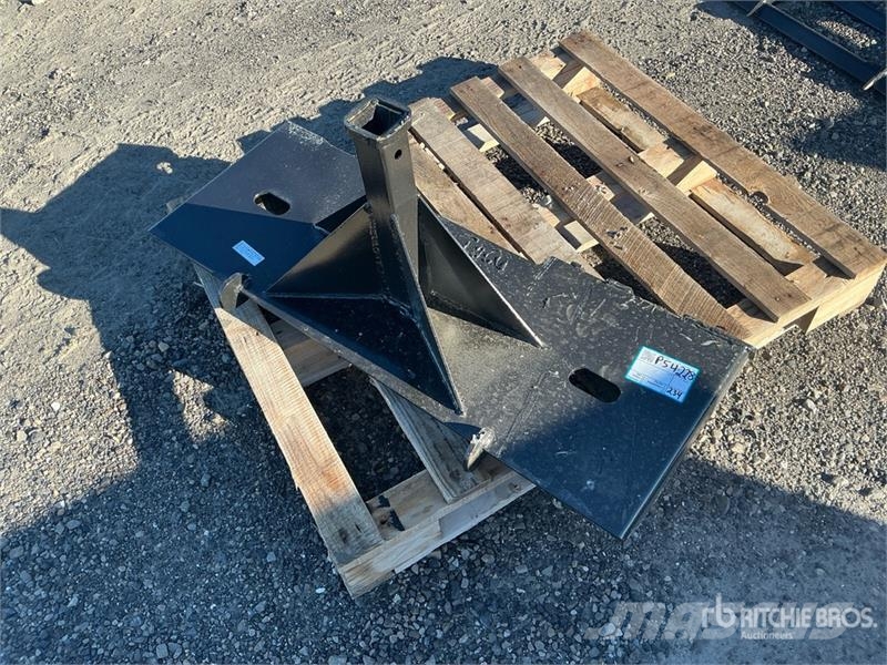  Kit Containers QT-TM 46 in Skid Steer Hitch Receiv Ātrie savienotāji