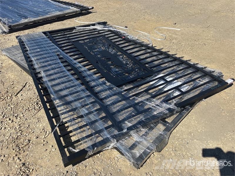 KJ K0720-1 18 ft x 6 ft 7 in Wrought Iron Bi-Parting Άλλα γεωργικά μηχανήματα