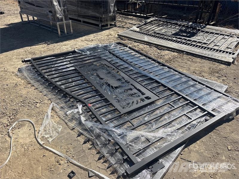 KJ K0720-1 18 ft x 6 ft 7 in Wrought Iron Bi-Parting Άλλα γεωργικά μηχανήματα