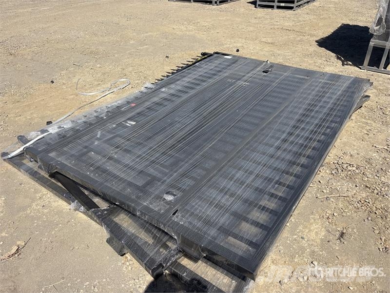 KJ K0720-1 20 ft Wrought Iron Bi-Parting Driveway Gat Diger tarim makinalari