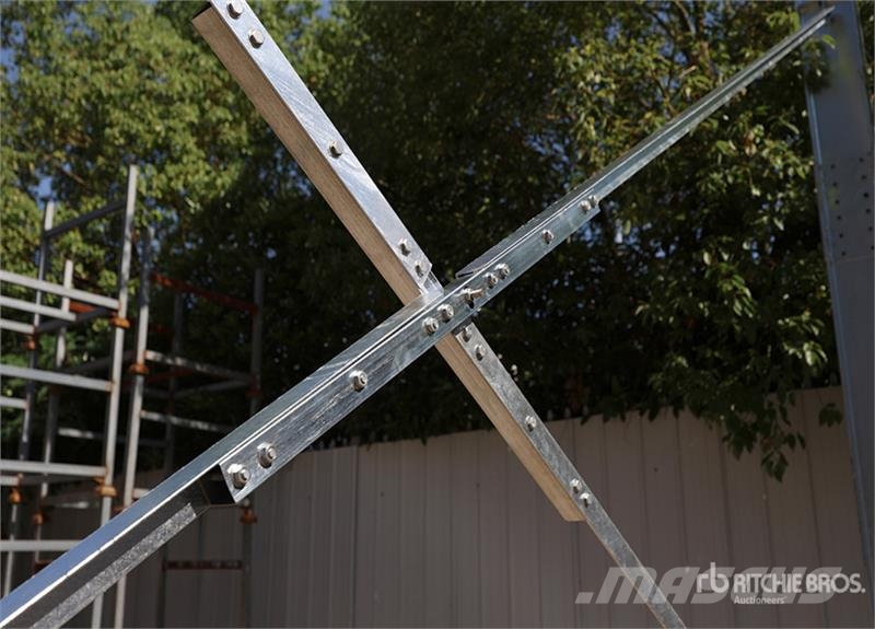KJ K10050 50 ft x 100 ft High Strength Steel Frame On Hangar