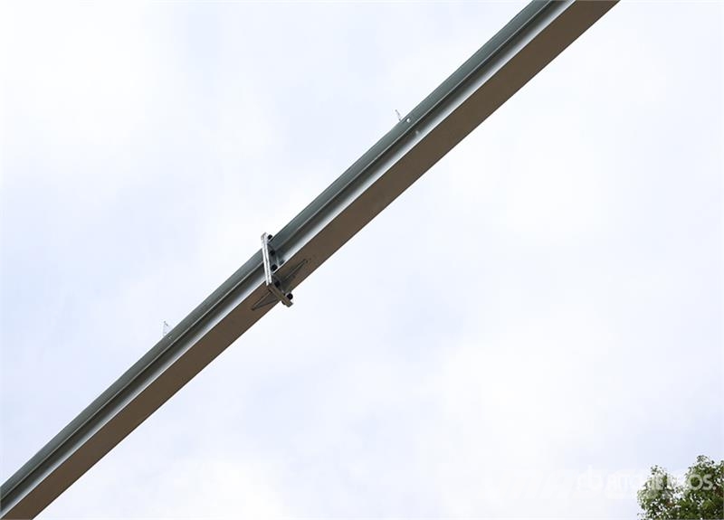 KJ K10050 50 ft x 100 ft High Strength Steel Frame On Hangar