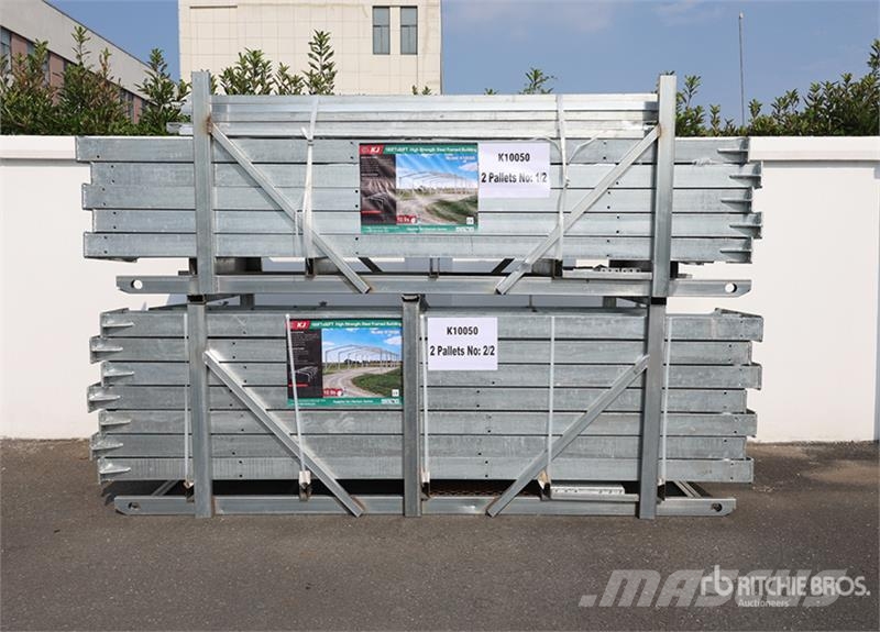 KJ K10050 50 ft x 100 ft High Strength Steel Frame On Hangar