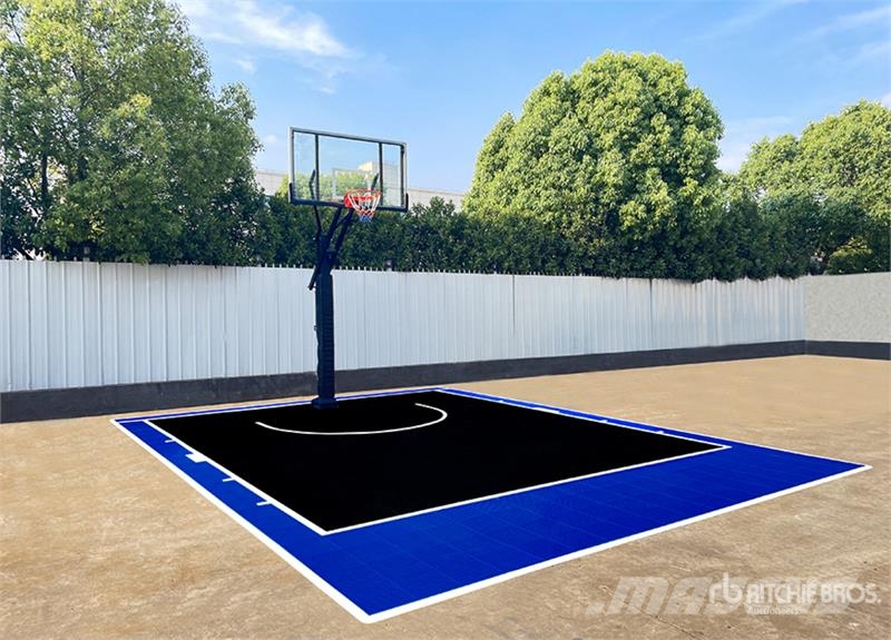KJ K1824 18 ft x 24 ft Basketball Court w/Adjustable Drugi deli