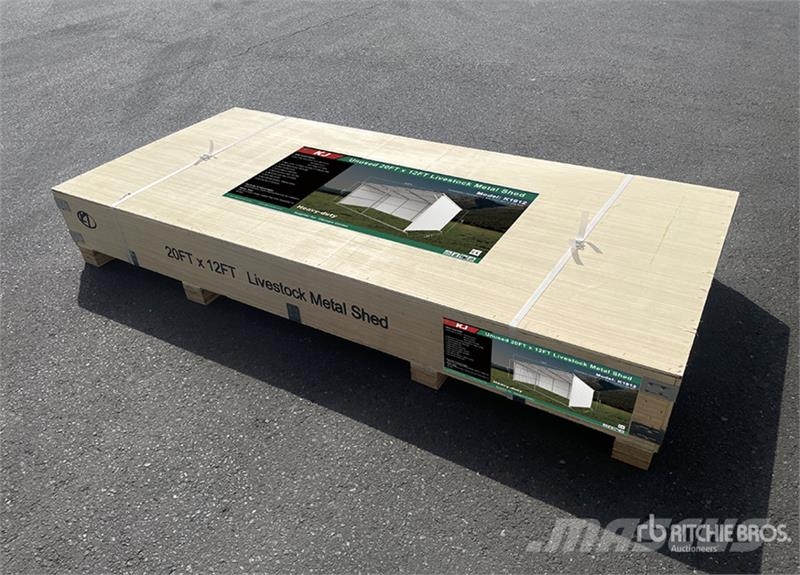 KJ K1912 12 ft x 20 ft Livestock Shelter (Unused) 기타 축산 기계 및 부속품