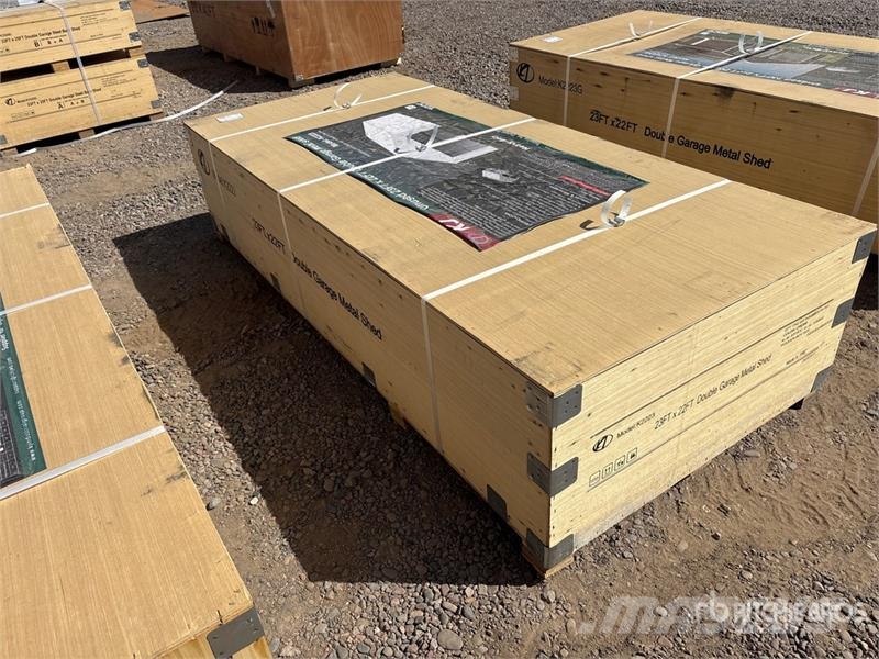 KJ K2223 22 ft x 23 ft Metal Garage Storage Building Čelični okviri za građevine